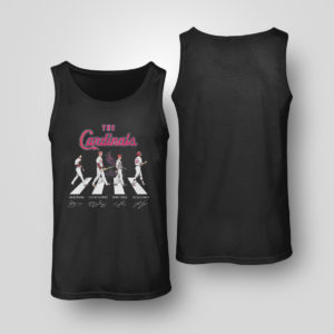 Unisex Tank Top The Cardinals Abbey Road signatures shirt