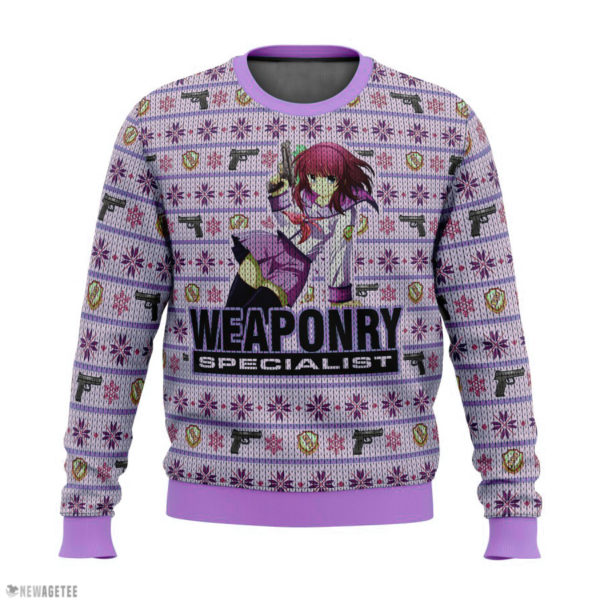 Yuri Nakamura Angel Beats Ugly Christmas Sweater
