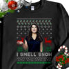 1 Black Sweatshirt I Smell Snow Lorelai Gilmore Ugly Christmas Sweater Sweatshirt