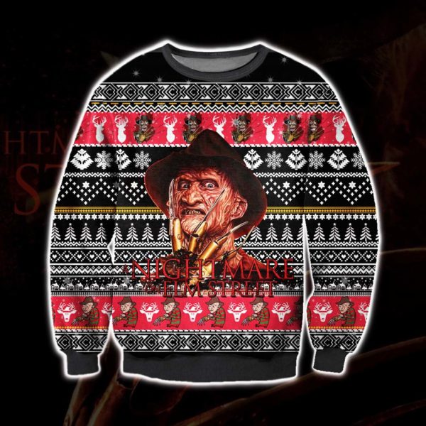 A Nightmare On Elm Street Ugly Christmas Sweater