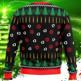 Ammo Wonderland Ugly Christmas Sweater Knit Wool Sweater 1