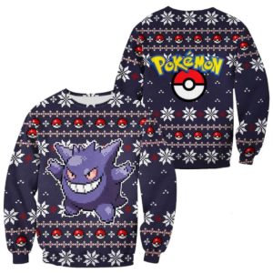 Arcanine Pokemon Anime Ugly Christmas Knit Sweater