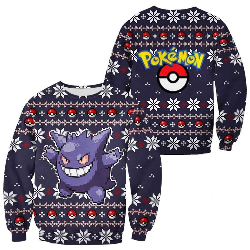 Arcanine Pokemon Anime Ugly Christmas Knit Sweater