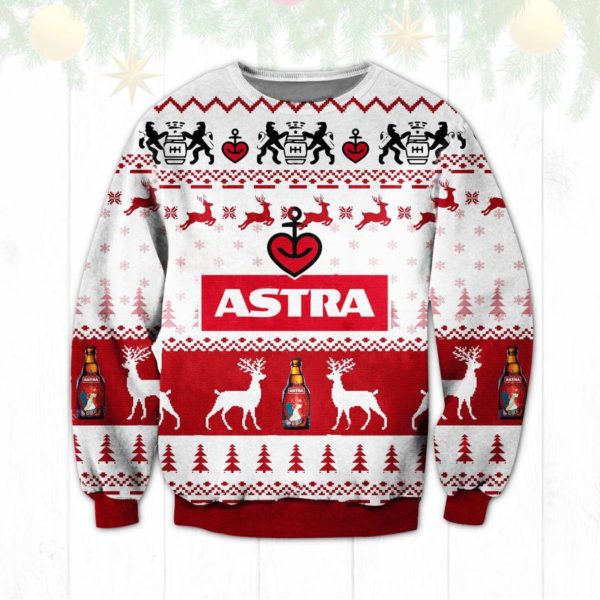 Astra Urtyp beer Ugly Christmas Sweater Unisex Knit Ugly Sweater