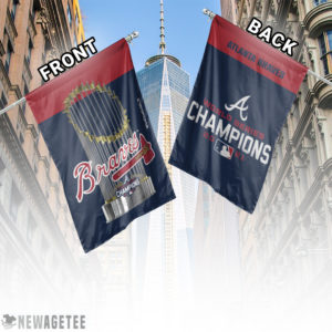 Atlanta Braves WinCraft 2021 World Series Champions Vertical Flag