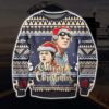 Back To The Future Ugly Christmas Sweater Unisex Knit Sweater