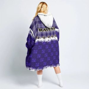 Baltimore Ravens Christmas Gift Snug Hoodie Oodie Blanket Hoodie