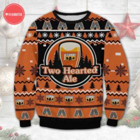 Bells Two Hearted Double Ipa Ugly Christmas Sweater Unisex Knit Wool Ugly Sweater