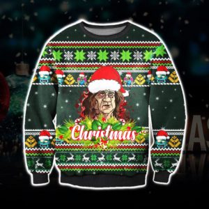Bill Murray In Zombieland Ugly Christmas Knit Sweater