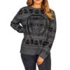 Black Panther Ugly Christmas Sweater Knit Wool Sweater 1