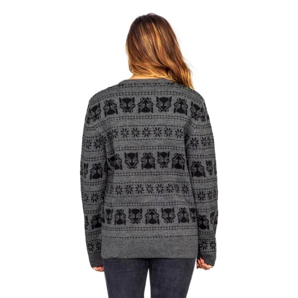 Black Panther Ugly Christmas Sweater Knit Wool Sweater