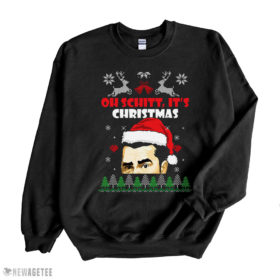 Black Sweatshirt David Rose Creek Oh Schitt Its Christmas Ugly Christmas Sweater Sweatshirt