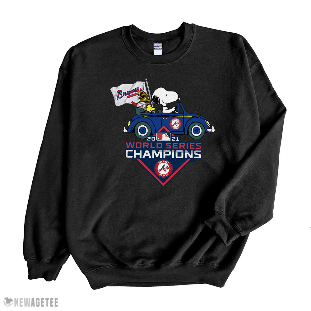 Snoopy Atlanta Braves World Series Champions 2021 Shirt
