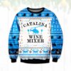 Catalina Wine Mixer Ugly Christmas Sweater Unisex Knit Ugly Sweater