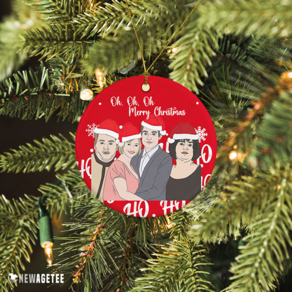 Ceramic Ornament Gavin and Stacey Oh Oh Oh Merry Christmas Ornament Xmas Tree Decor