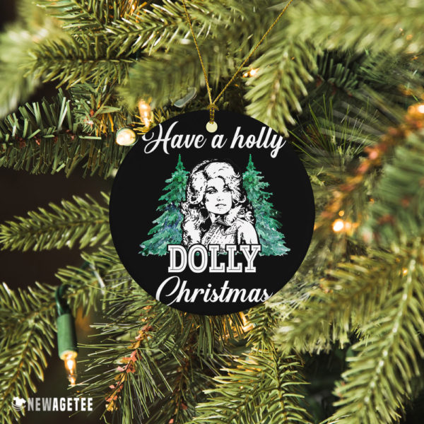Holly Dolly Christmas Parton Christmas Ornament