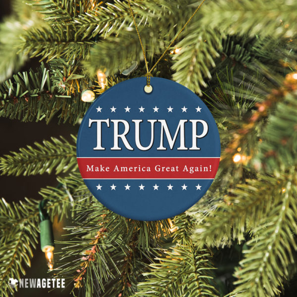 Ceramic Ornament Trump Make Liberals Cry Again 2024 Christmas Ornament