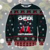 Cheer Disturbing Ugly Christmas Sweater Unisex Knit Wool Ugly Sweater