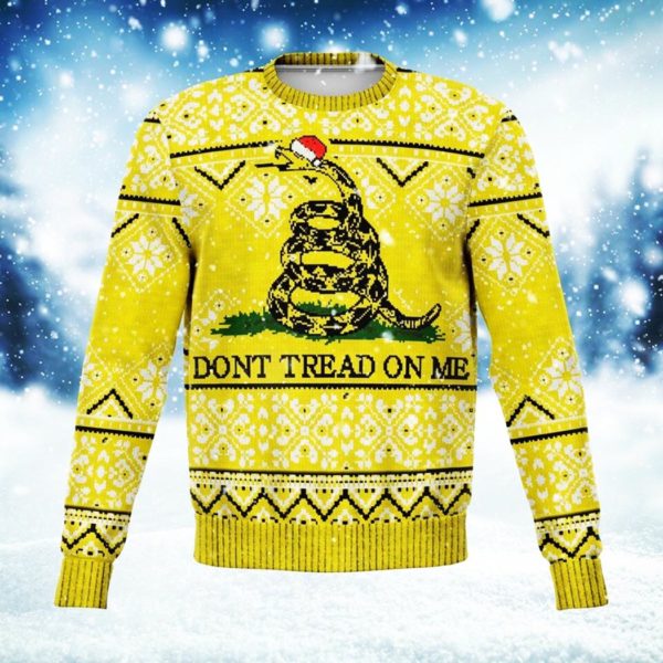 Christmas Dont Treat On Me Ugly Christmas Sweater Unisex Knit Wool Ugly Sweater