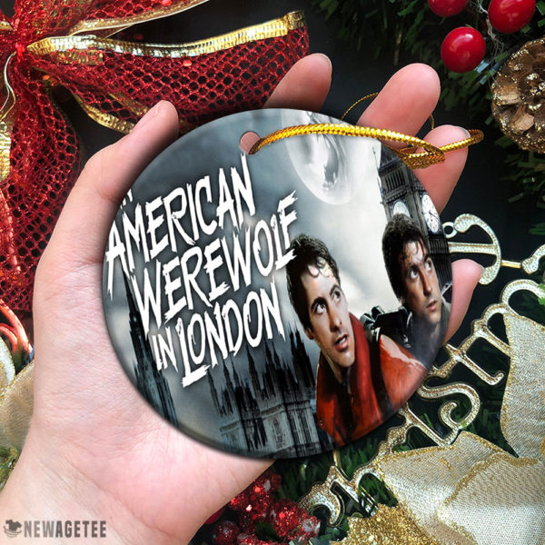 Circle Ornament An American Werewolf in London Christmas ornament Tree Decoration
