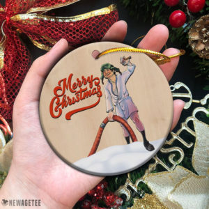 Circle Ornament Cousin Eddie Merry Christmas Shitter Was Full Vacation Christmas Ornament