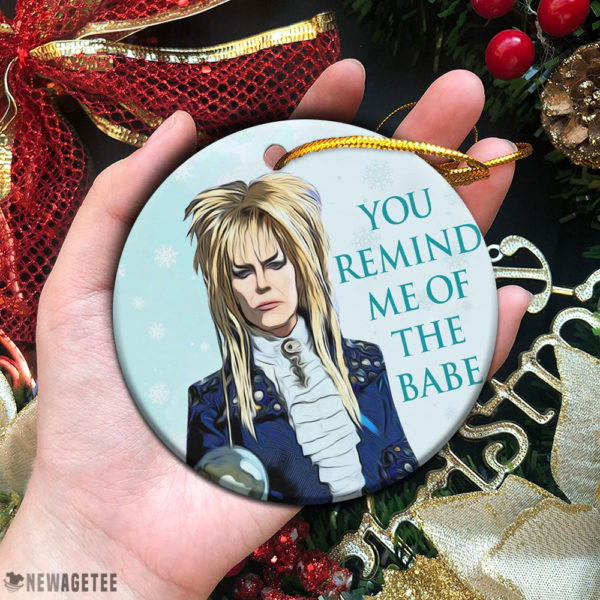 Circle Ornament David Bowie Christmas You Remind Me Of The Babe 2021 Christmas Ornament