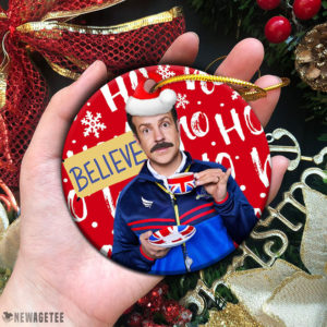Circle Ornament Funny Ted Lasso Ho Merry Christmas Wankers Orament