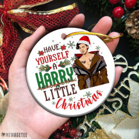 Circle Ornament Have Yourself A Harry Little Christmas Tree Ornament Decoration