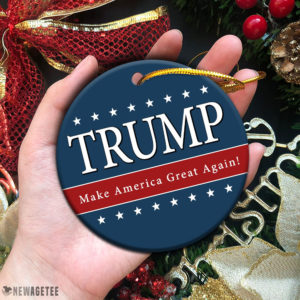 Circle Ornament Trump Make Liberals Cry Again 2024 Christmas Ornament