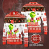 Cleveland Browns Grinch Knit Ugly Christmas sweater