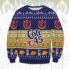 Colt 45 Beer Ugly Christmas Sweater Unisex Knit Wool Ugly Sweater