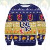 Colt 45 Malt liquor Ugly Christmas Sweater Unisex Knit Ugly Sweater