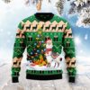 Cute Christmas Tree Llama Ugly Christmas Sweater Unisex Knit Wool Ugly Sweater
