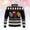 Dachshund Merry Christmas Dog Mom Gift Lover Ugly Christmas Sweater Unisex Knit Wool Ugly Sweater