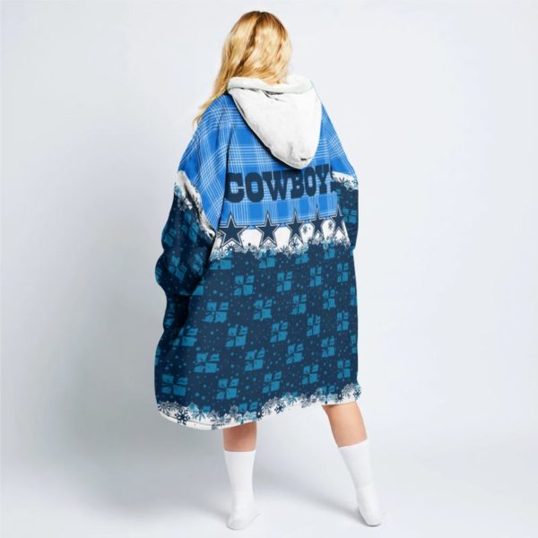 Dallas Cowboys Christmas Gift Snug Hoodie Oodie Blanket Hoodie 1