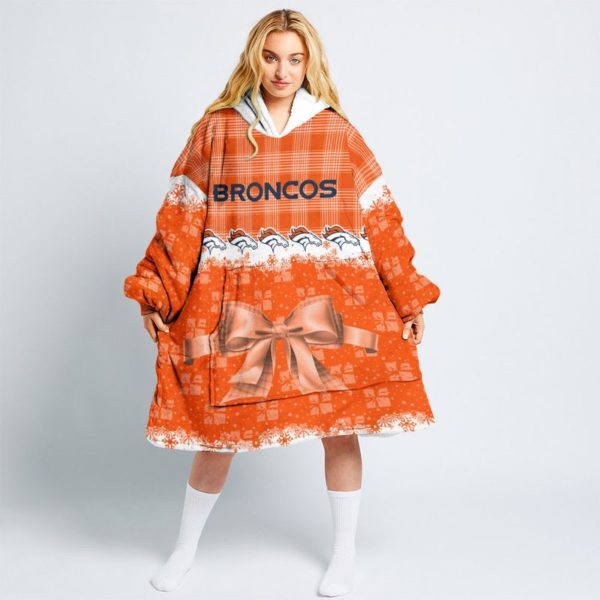 Denver Broncos Christmas Gift Snug Hoodie Oodie Blanket Hoodie
