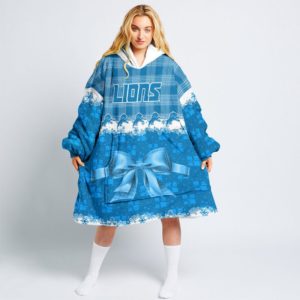 Detroit Lions Christmas Gift Snug Hoodie Oodie Blanket Hoodie