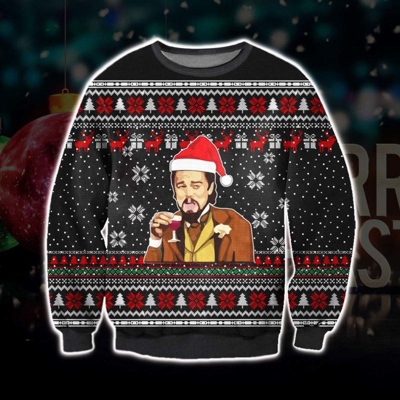 Django Unchained Ugly Christmas Sweater Unisex Knit Sweater