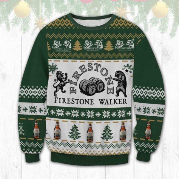 Firestone Walker Beer Ugly Christmas Sweater Unisex Knit Wool Ugly Sweater