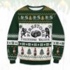 Fireball Whiskey Ugly Christmas Sweater Unisex Knit Ugly Sweater