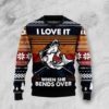 Fishing I Love It Xmas Christmas Gift For Fisher Lover Ugly Christmas Sweater Unisex Knit Wool Ugly Sweater