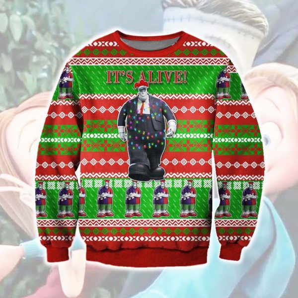 FrankensteinS Monster Ugly Christmas Sweater Unisex Knit Sweater