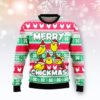 Funny Chicken Merry Chickmas Ugly Christmas Sweater Unisex Knit Wool Ugly Sweater