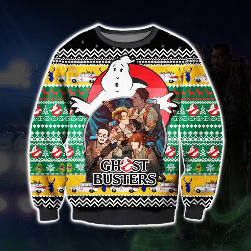 Ghostbusters Ugly Christmas Sweater