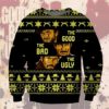 Good Bad Witch Ugly Christmas Sweater Unisex Knit Wool Ugly Sweater