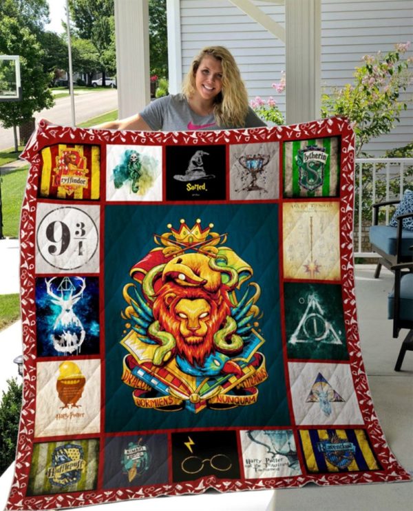 Harry Potter Quilt Blanket gift For Harry Potter Fans Quilts Blanket