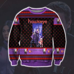 Hawkeye Ugly Christmas Sweater Unisex Knit Sweater
