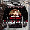 Hello There Ugly Christmas Sweater Unisex Knit Wool Ugly Sweater