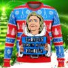 Hillary Epstein Didnt Kill Himself Ugly Christmas Sweater Knit Wool Sweater