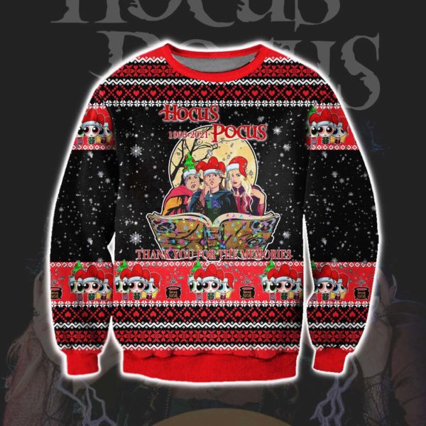 Hocus Pocus Ugly Christmas Sweater Unisex Knit Sweater